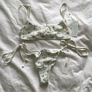 BNTW Frankie’s Bikinis waffle bikini set